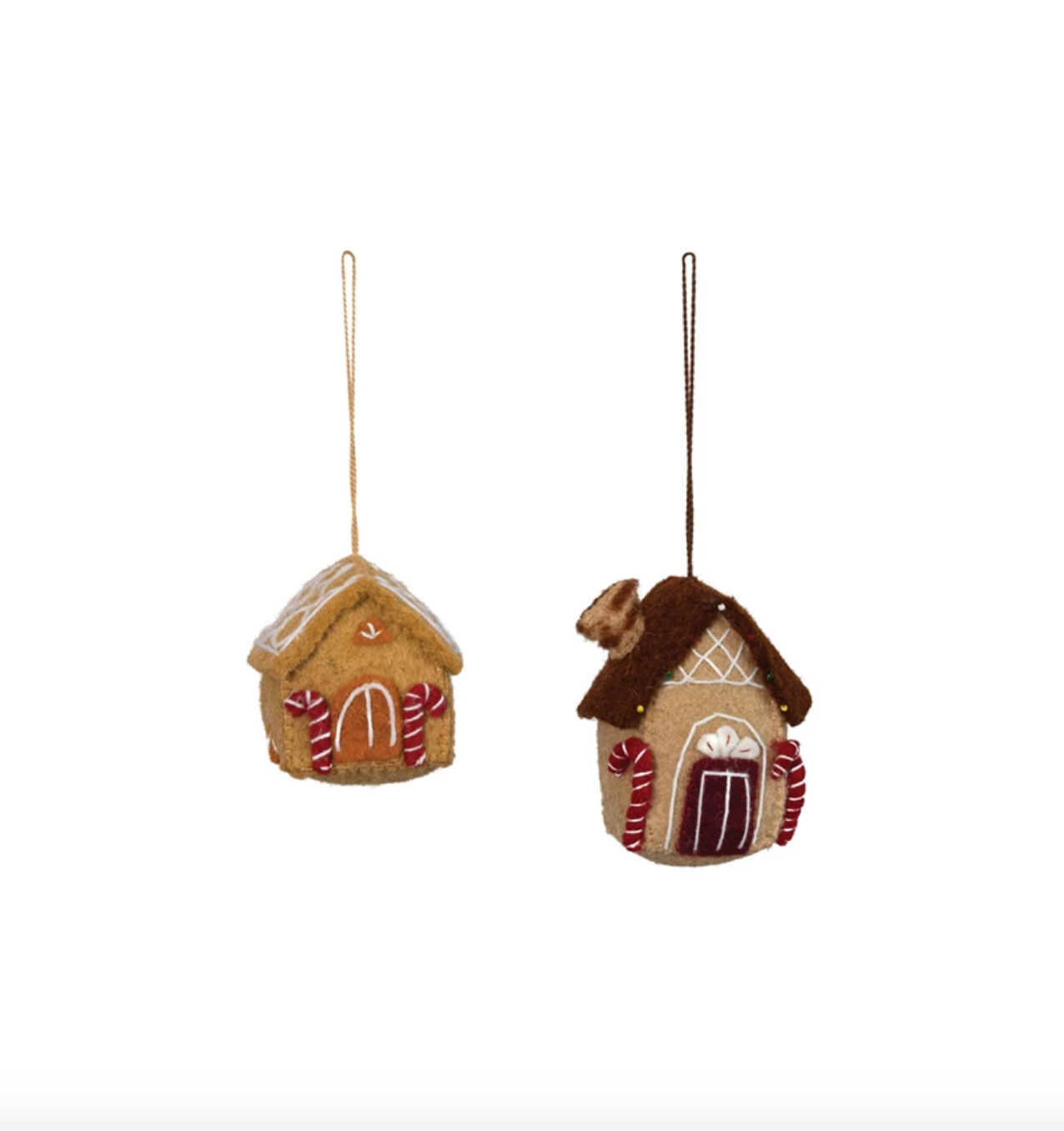 Felt Gingerbread House Ornament *FINAL SALE*