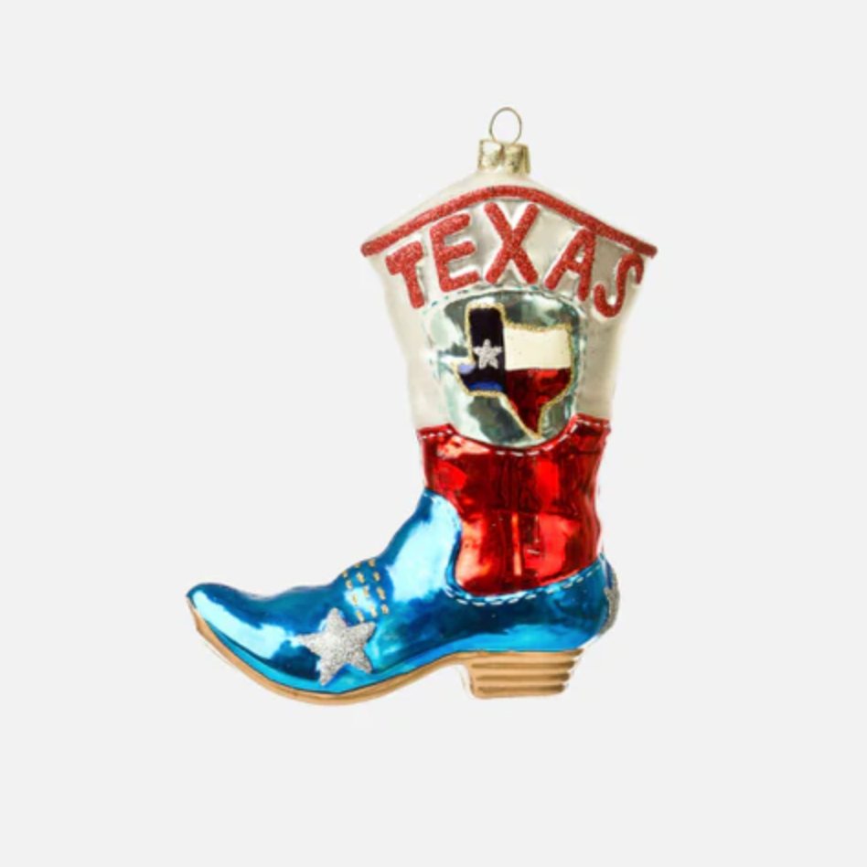 Texas Boot Ornament