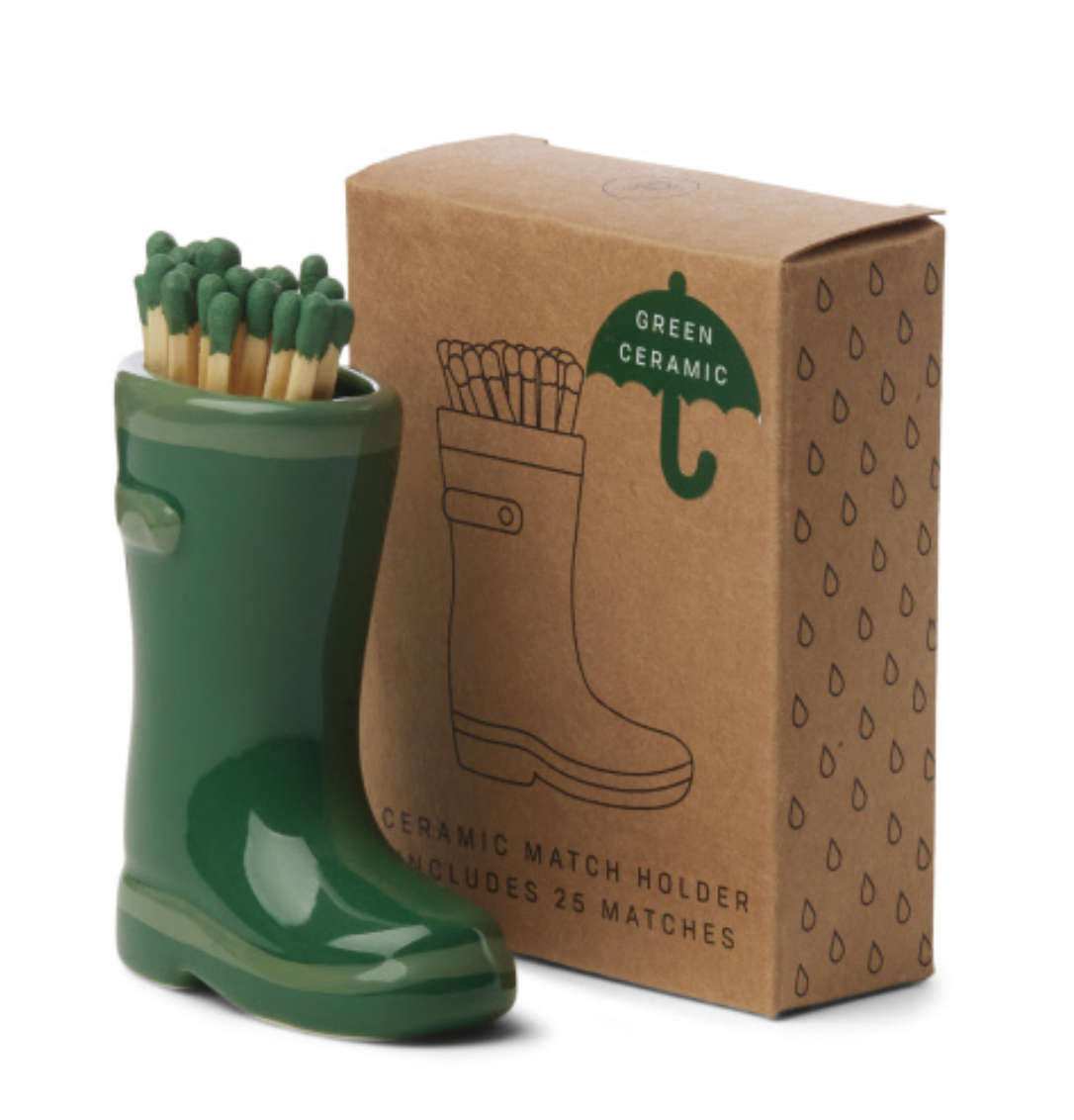 Wellington Boot Holder + Matches