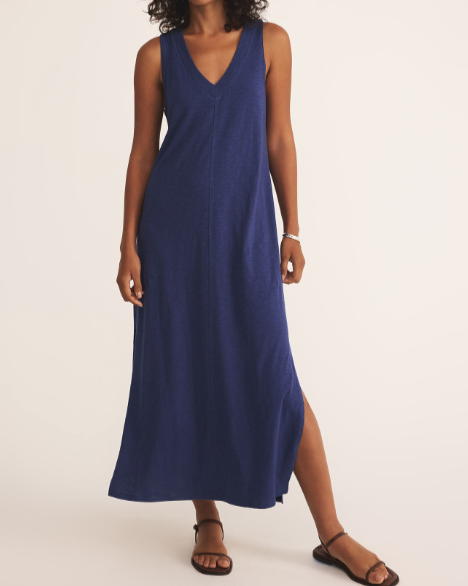 Palisades Midi Dress - Yacht Blue
