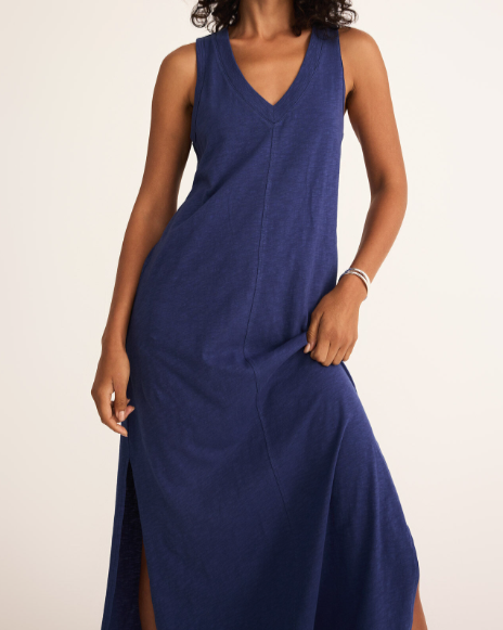 Palisades Midi Dress - Yacht Blue