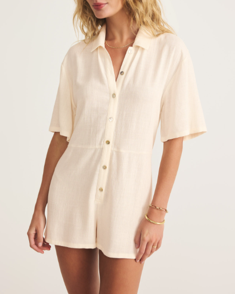 Marcell Romper - Sea Salt