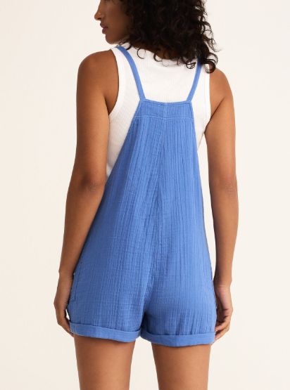 Montague Airy Romper - Bay Blue