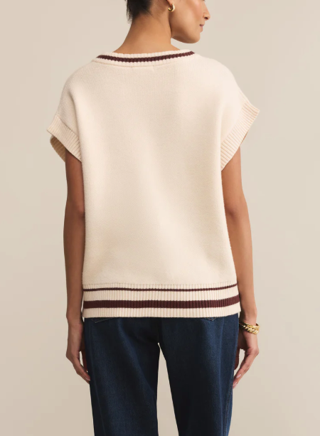 Fletcher Sweater Vest - Crystal