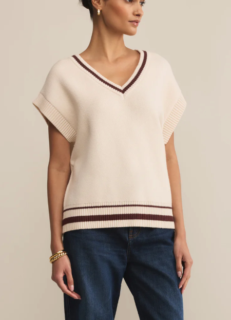 Fletcher Sweater Vest - Crystal