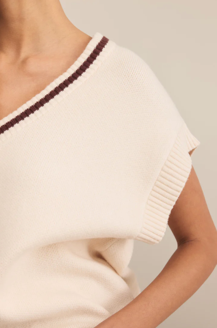 Fletcher Sweater Vest - Crystal
