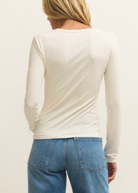 Second Skin Long Sleeve Crew - Cloud