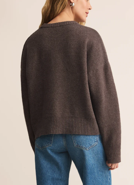 Cirrus Cozy Sweater - Burnt Ash Heather