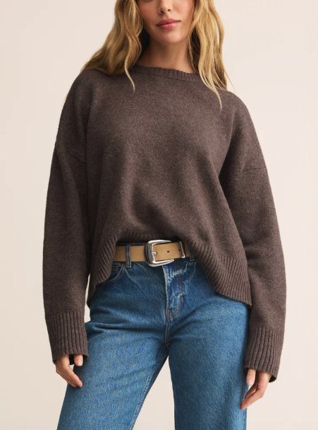 Cirrus Cozy Sweater - Burnt Ash Heather