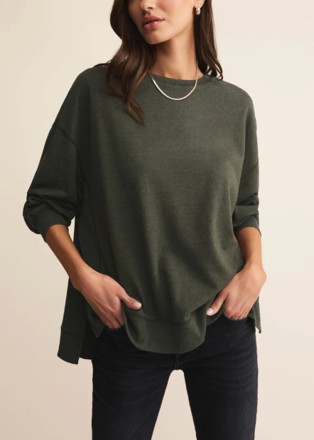 Modern Weekender Sweatshirt - Artichoke