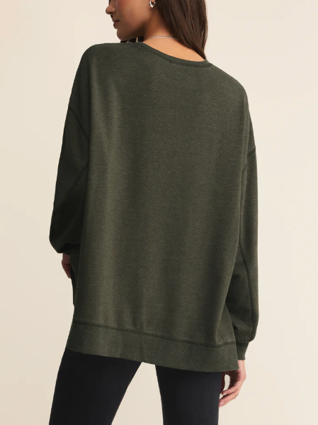 Modern Weekender Sweatshirt - Artichoke