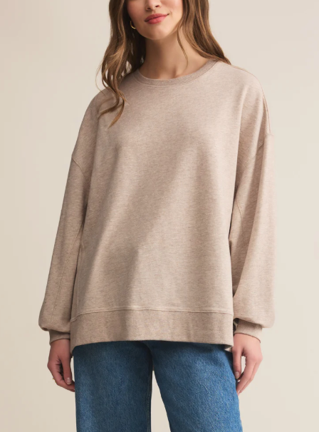 Modern Weekender Sweatshirt - Natural Heather