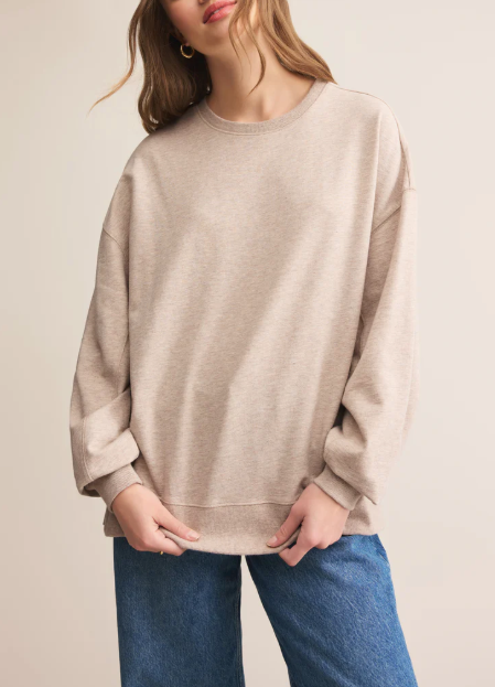 Modern Weekender Sweatshirt - Natural Heather