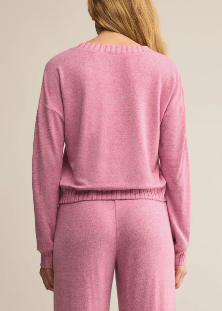 Courtney Long Sleeve Top - Sweet Plum