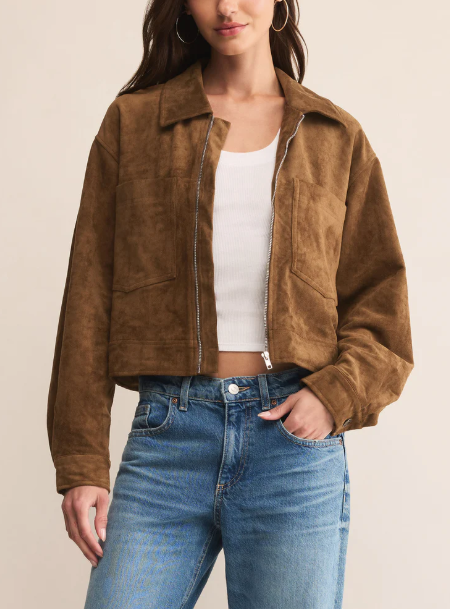 Heritage Faux Suede Jacket