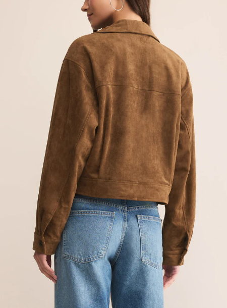 Heritage Faux Suede Jacket