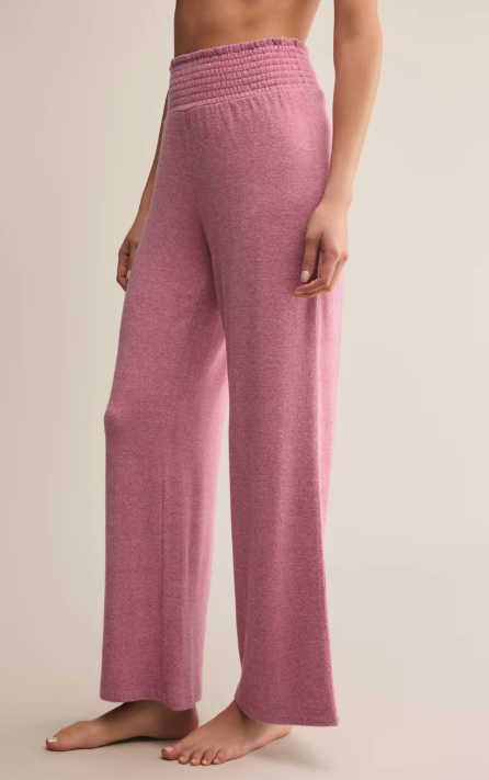 Dawn Smocked Pant - Sweet Plum