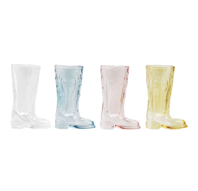 Cowboy Boot Shaped Shot Glass