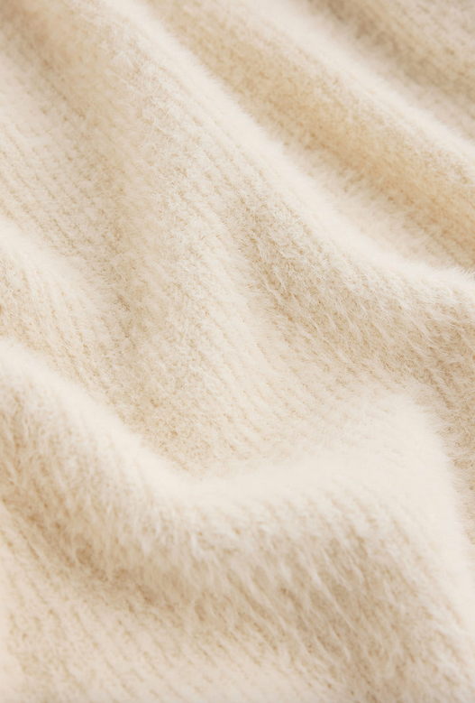 Sadira Fluffy Cardigan - Warm White