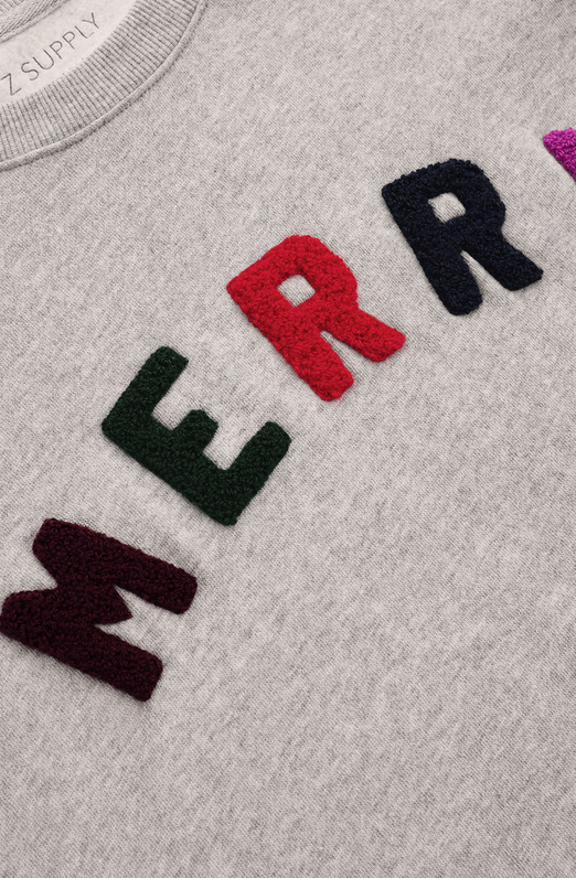 Merry Sunday Sweatshirt - Classic Heather Grey