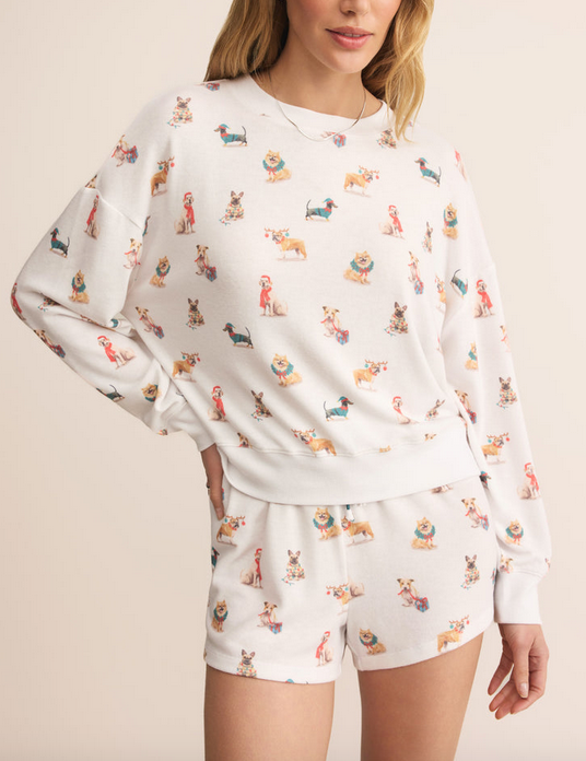 Cozy Pup Long Sleeve Top