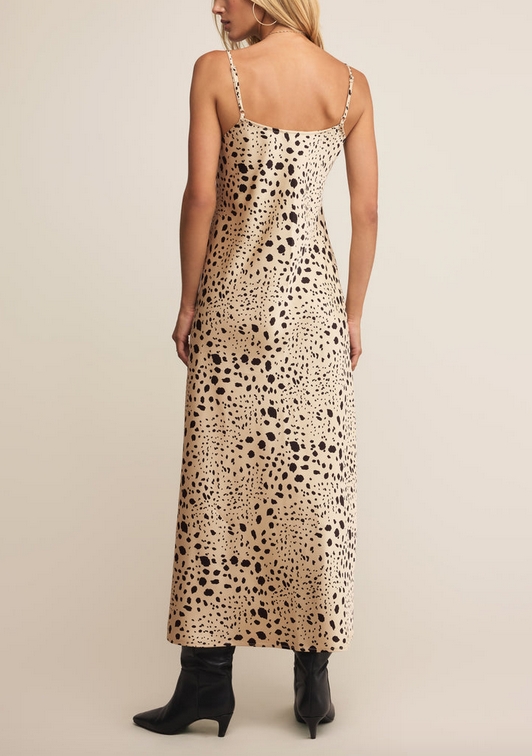 Crystal Savanna Midi Dress - Custard