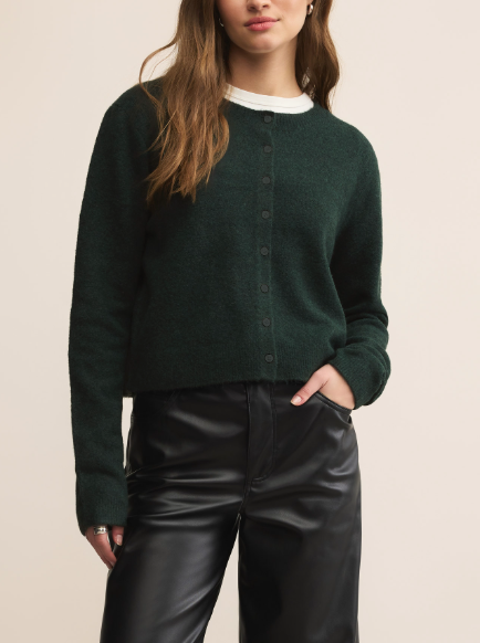 Medina Cardigan - Garland Green