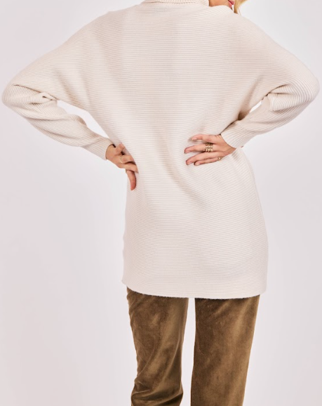 Anya Turtleneck Tunic Sweater