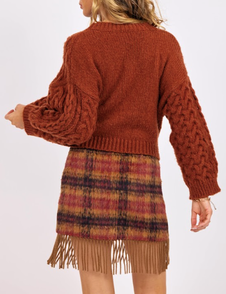 Louisa Cable Knit Sweater *FINAL SALE*