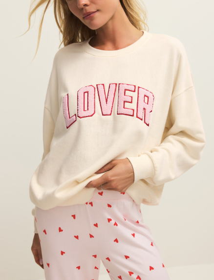 Oversized Lover Sweatshirt - Vanilla Ice