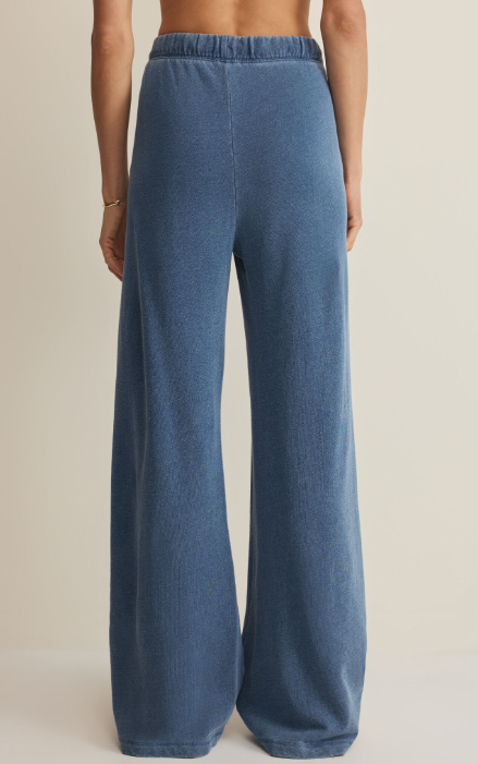Hunter Knit Denim Pant - Calypso Blue Indigo