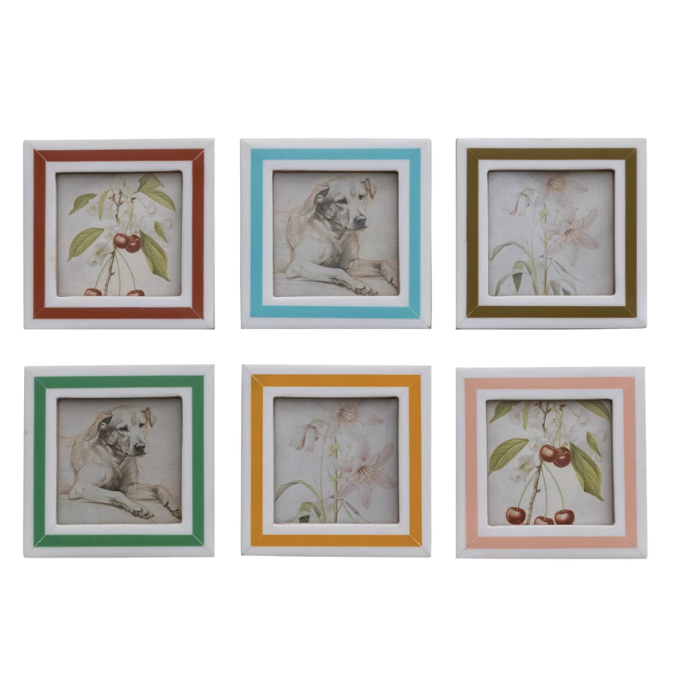 Striped Mini Frame Magnet