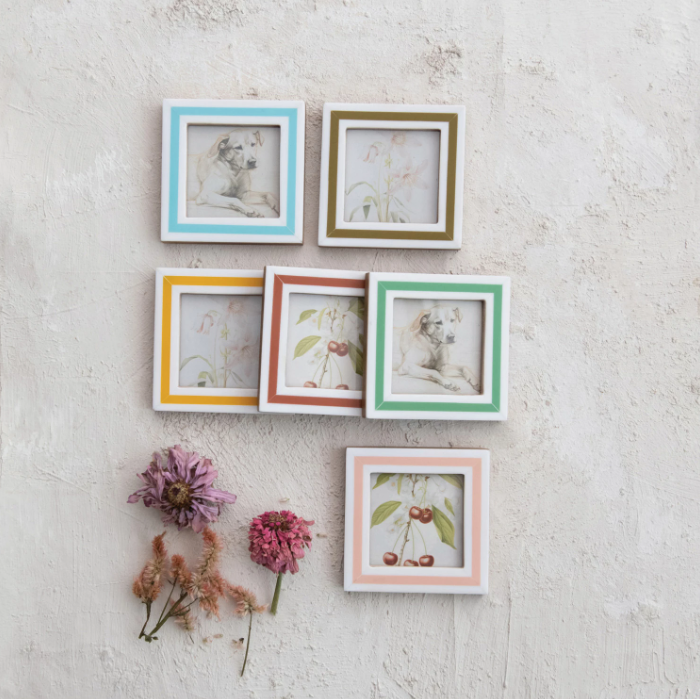 Striped Mini Frame Magnet