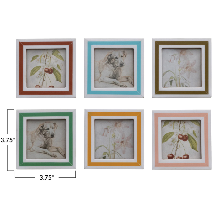 Striped Mini Frame Magnet