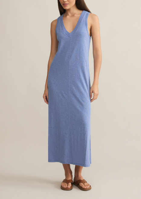 Palisades Midi Dress - Sky Blue