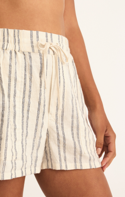 Summerland Stripe Short - Sea Salt