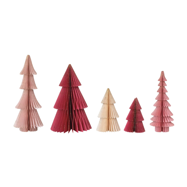 Mini Honeycomb Paper Trees