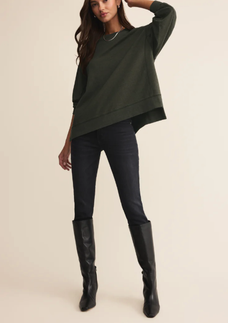 Modern Weekender Sweatshirt - Artichoke