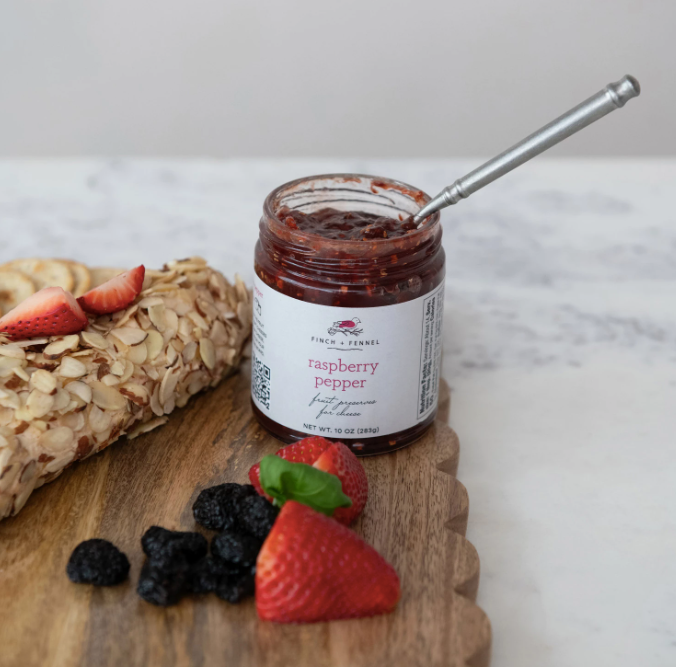 Raspberry Pepper Fruit Preserves