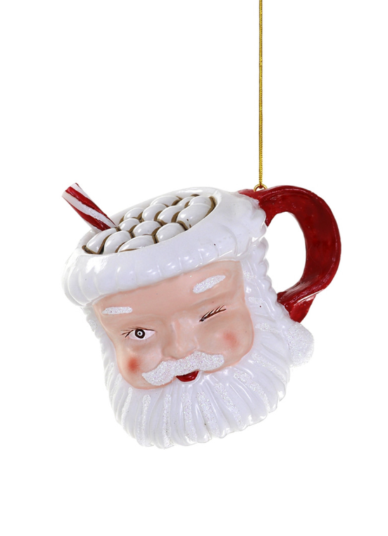 Vintage Santa Mug Ornament