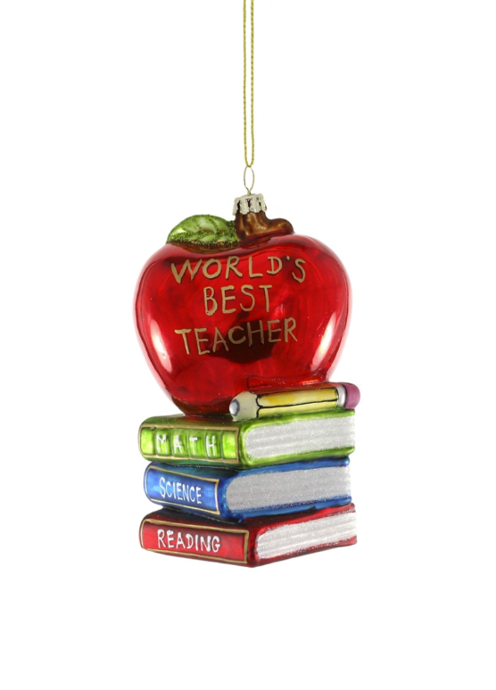 World's Best Teacher Ornament