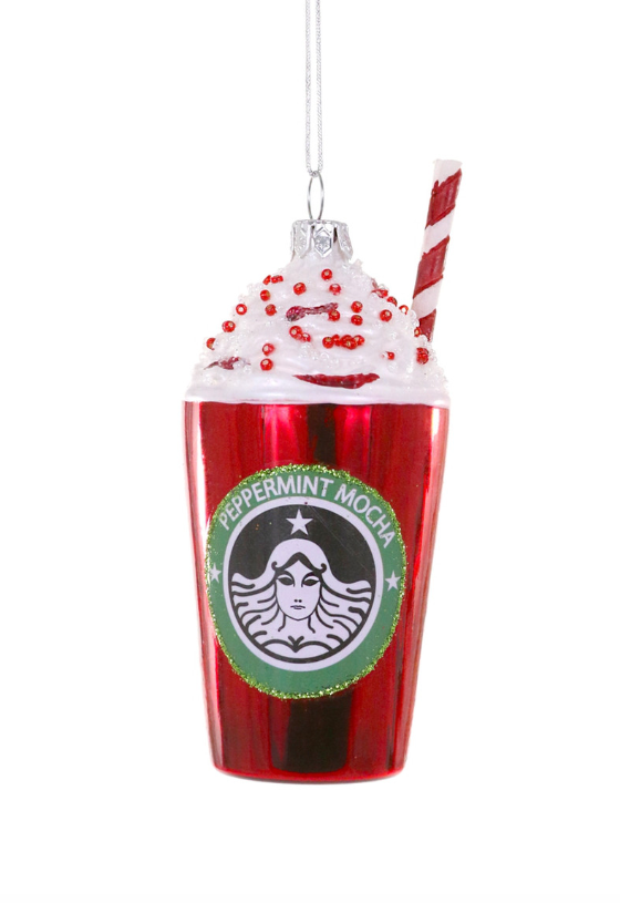 Peppermint Mocha Drink Ornament