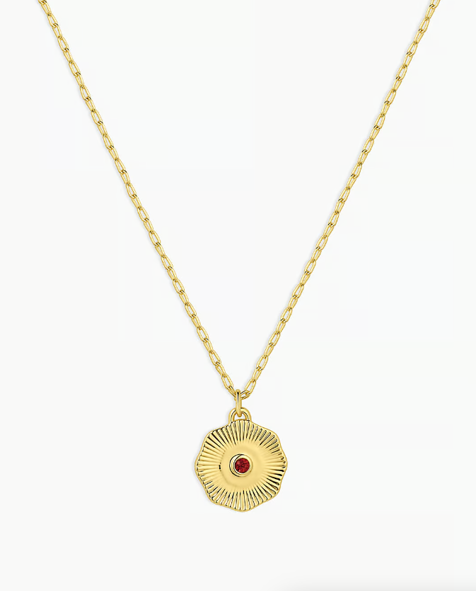 Birthstone Coin Necklace