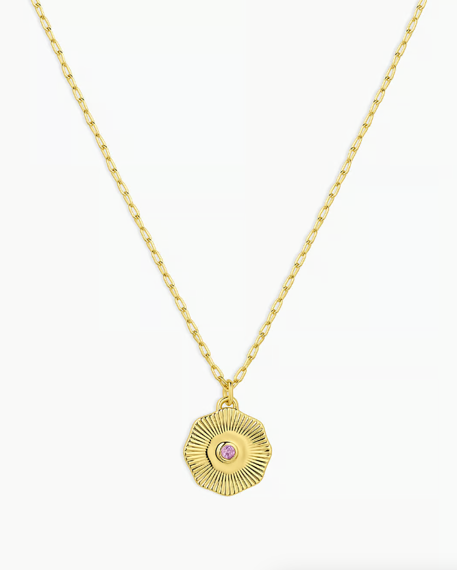 Birthstone Coin Necklace