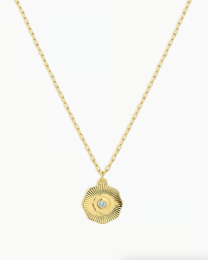Birthstone Coin Necklace