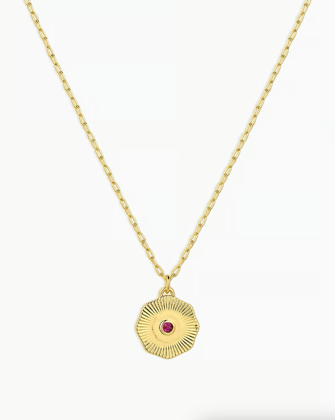 Birthstone Coin Necklace