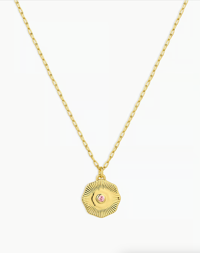 Birthstone Coin Necklace