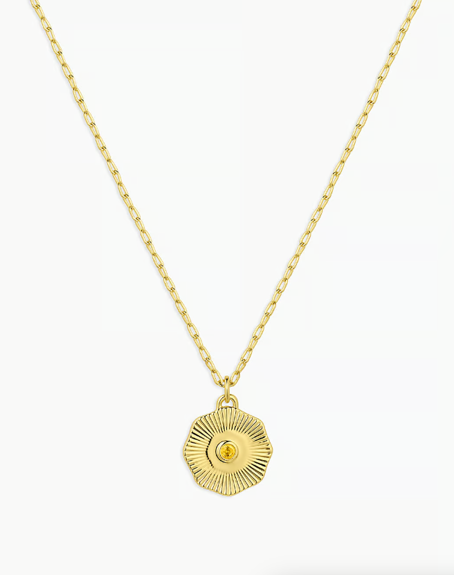 Birthstone Coin Necklace