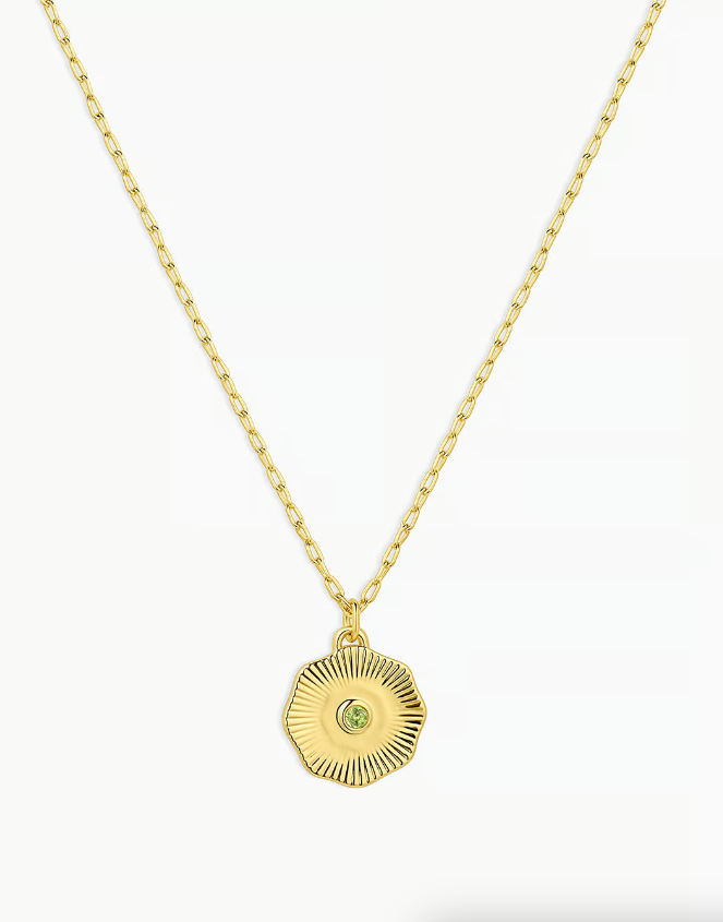 Birthstone Coin Necklace