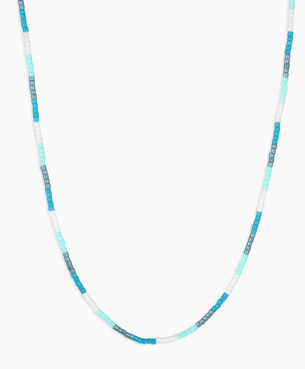 Gigi Stripe Necklace - Laguna